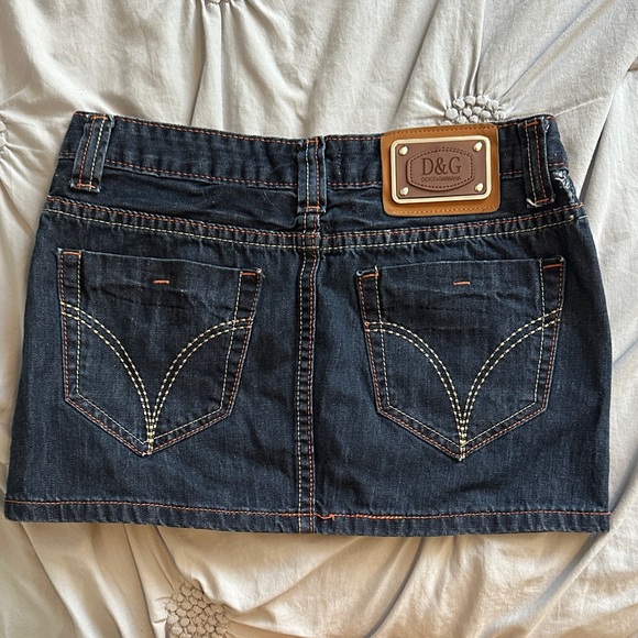 D&G kids Dark Denim Mini Skirt - Picture 1 of 3